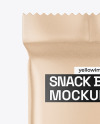 Kraft Paper Snack Bar Mockap