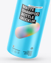 Two Matte Shampoo Bottles Mockup