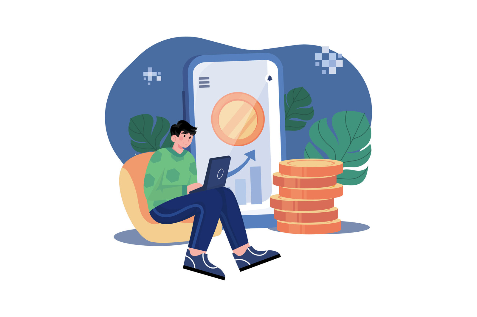 M466_Cryptocurrency Illustrations M466_Cryptocurrency Illustrations