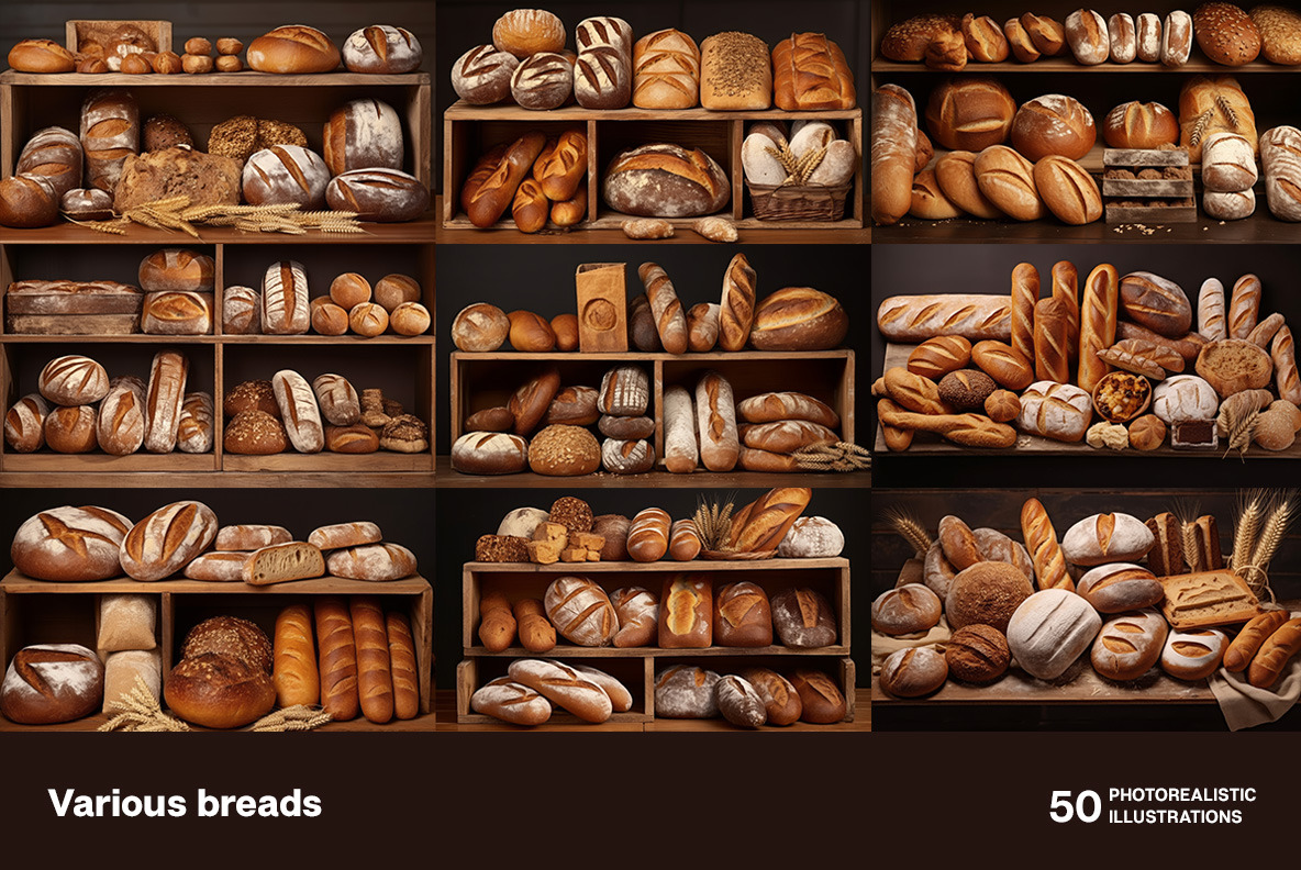 Various breads Various breads