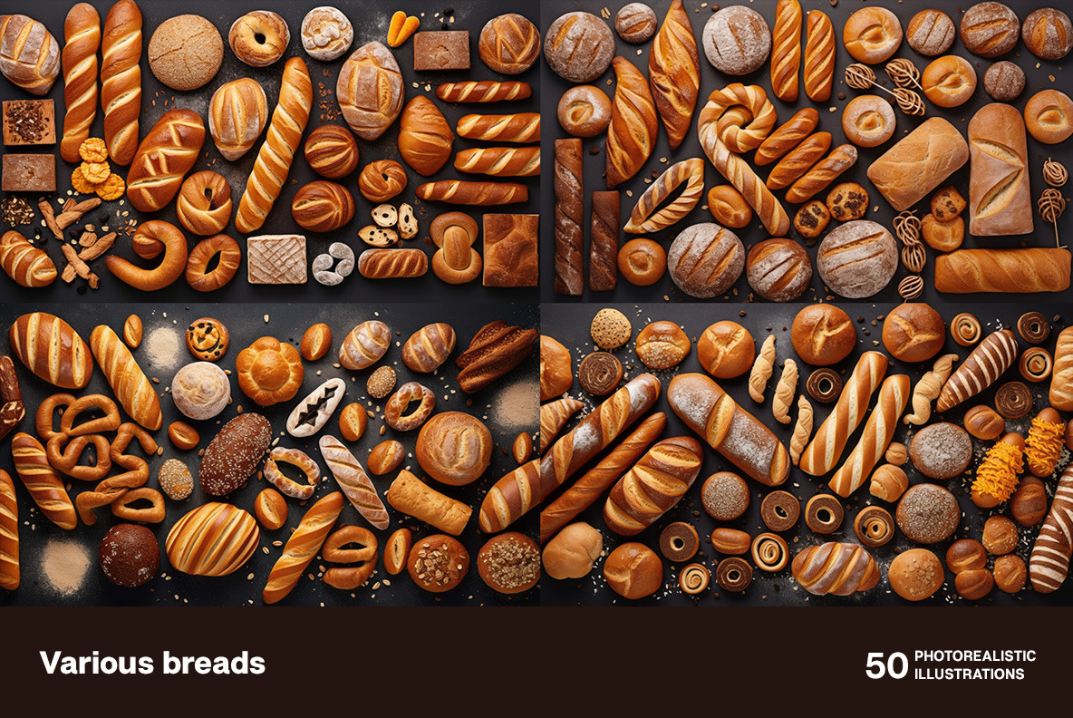 Various breads Various breads