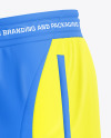 Football Shorts Mockup - Half Side View