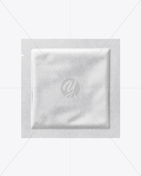 Kraft Square Sachet Mockup