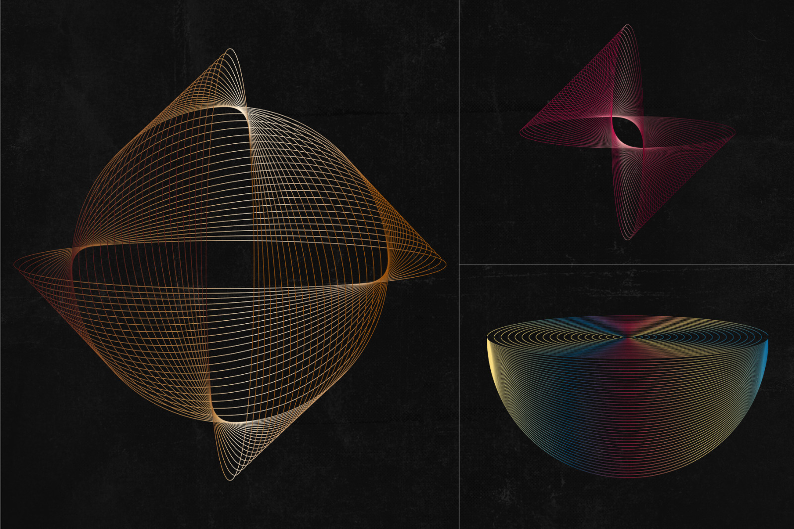 50 Wireframe Shapes Vol.3