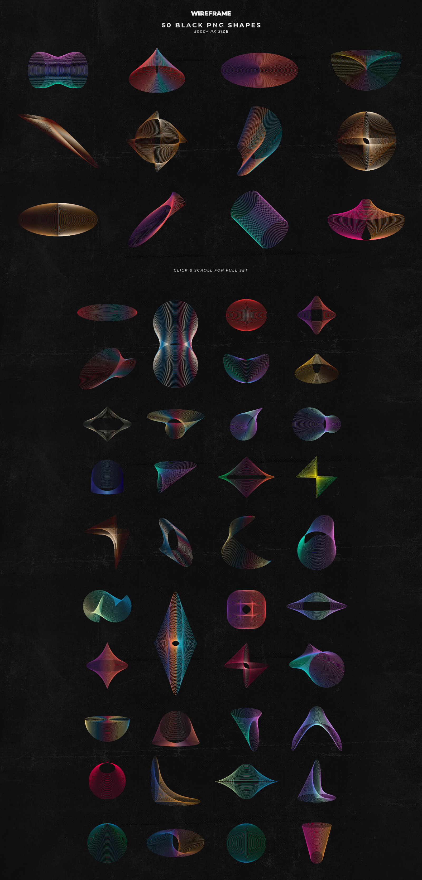 50 Wireframe Shapes Vol.3 50 Wireframe Shapes Vol.3