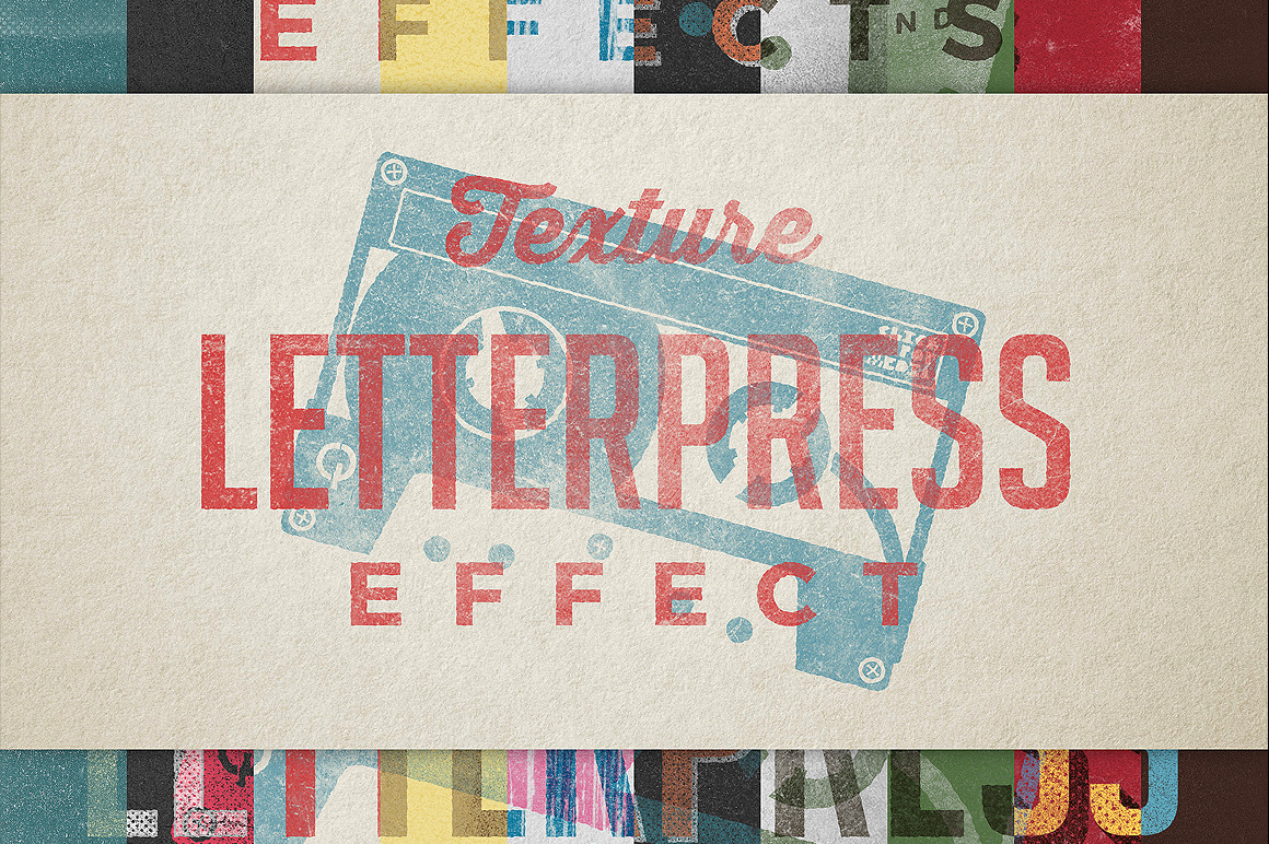 Vintage Letterpress Texture Effects Vintage Letterpress Texture Effects