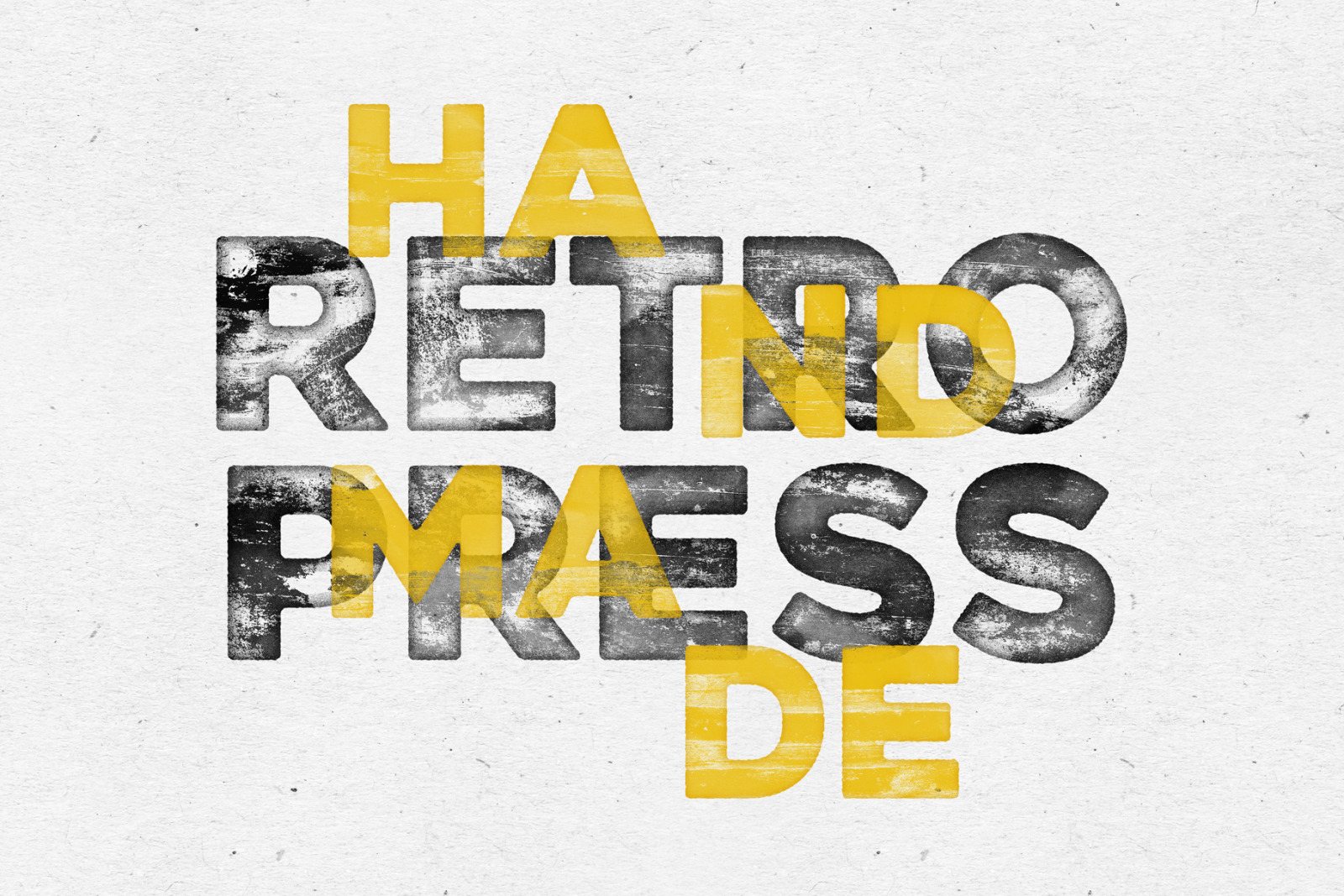 Letterpress Texture Effects Vol.3