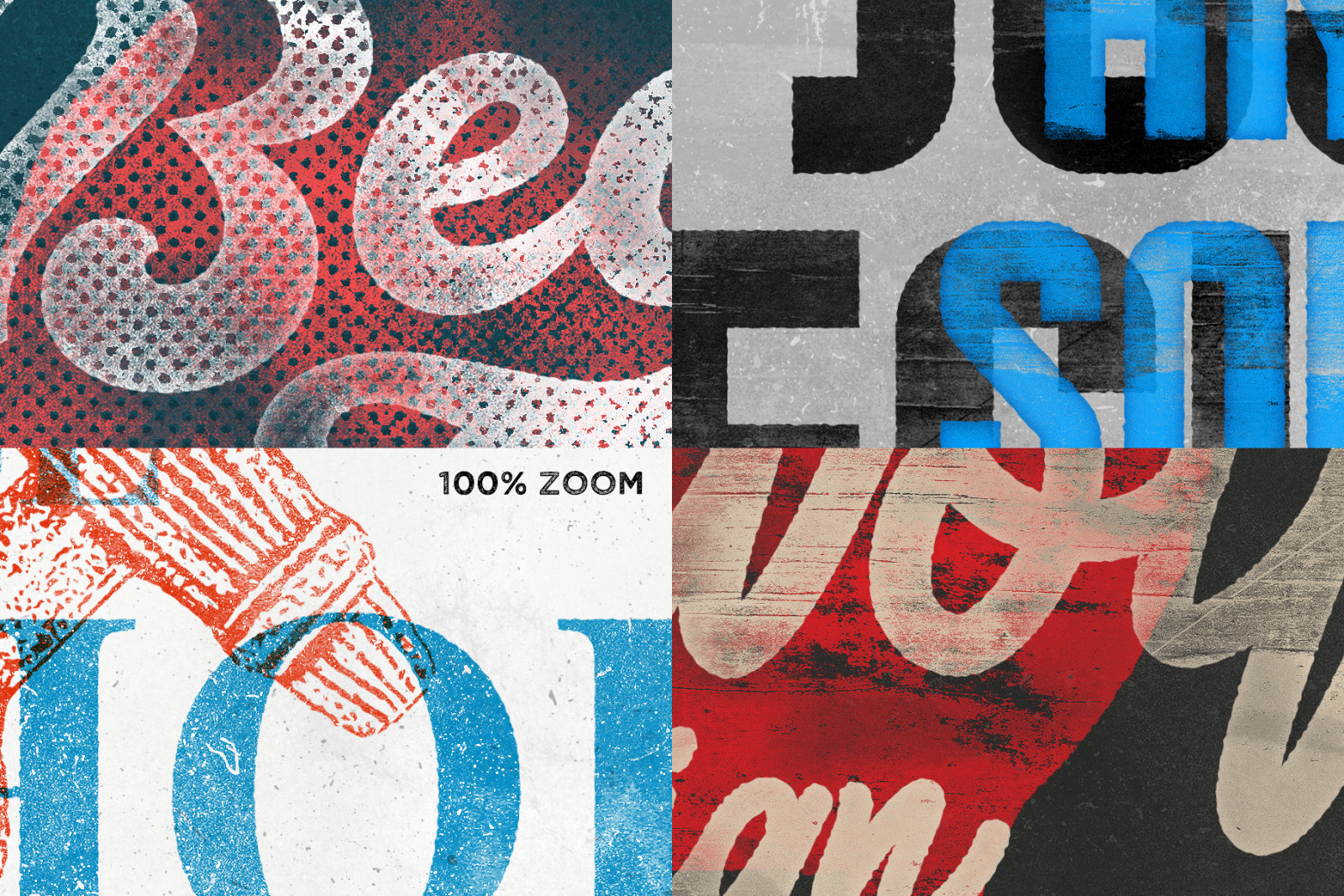 Letterpress Texture Effects Vol.3