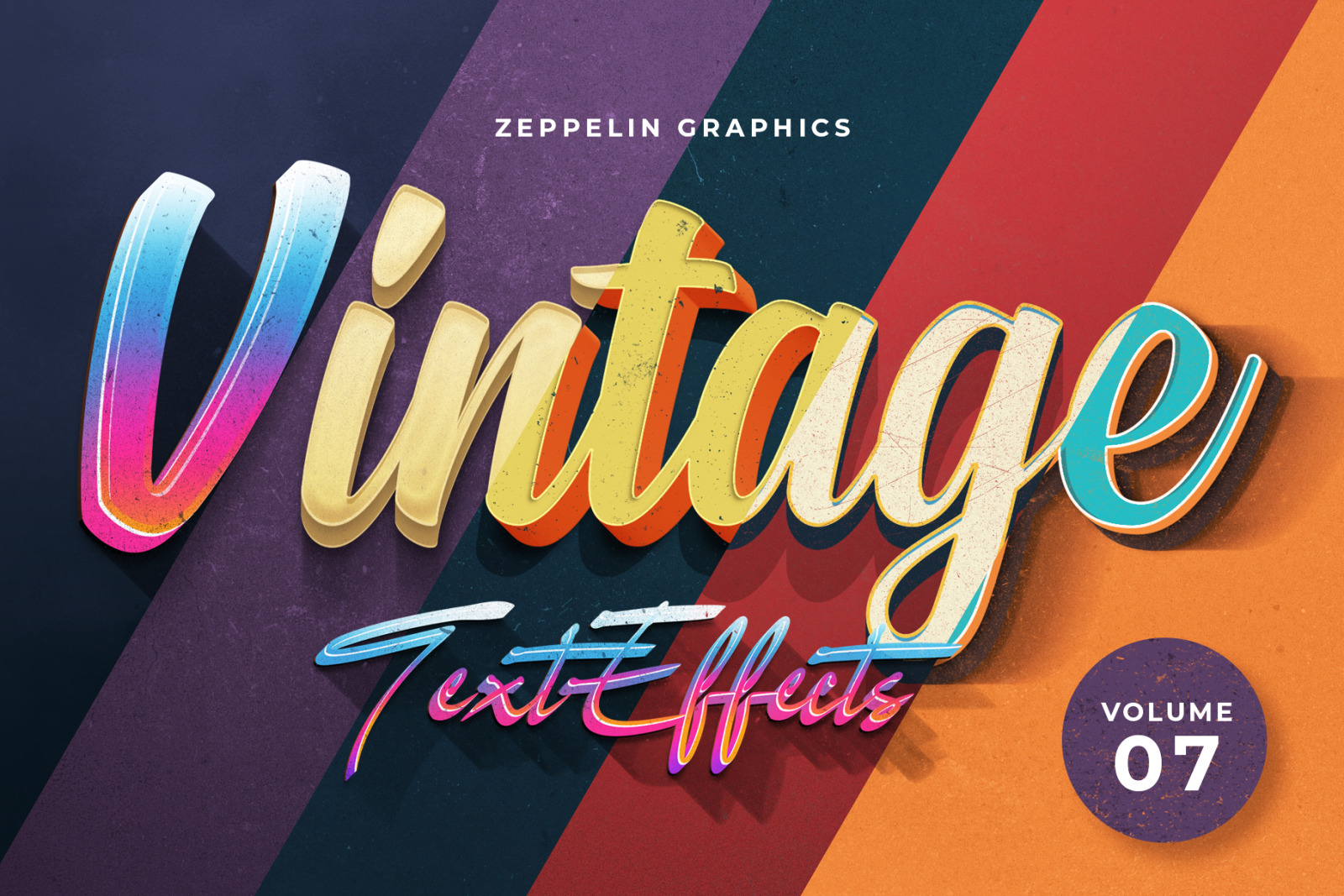 Vintage Text Effects Vol.7