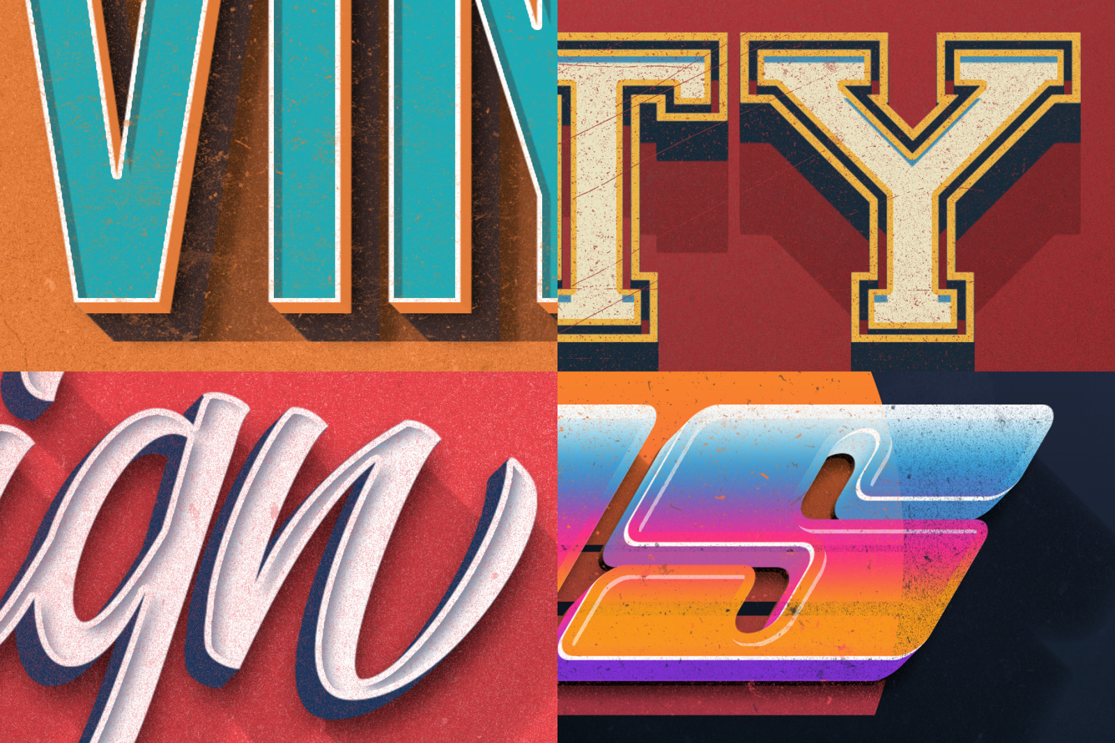 Vintage Text Effects Vol.7