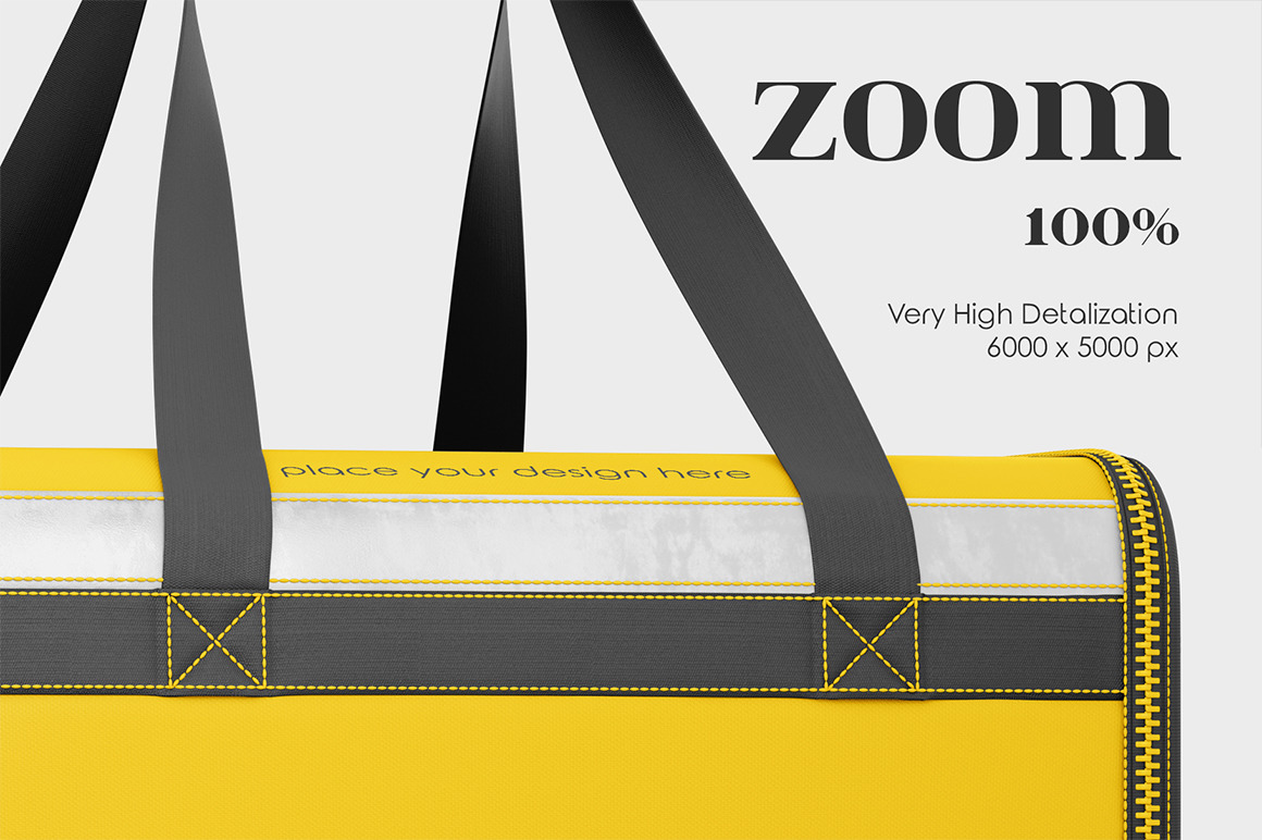 Delivery Bag Mockup Set Delivery Bag Mockup Set