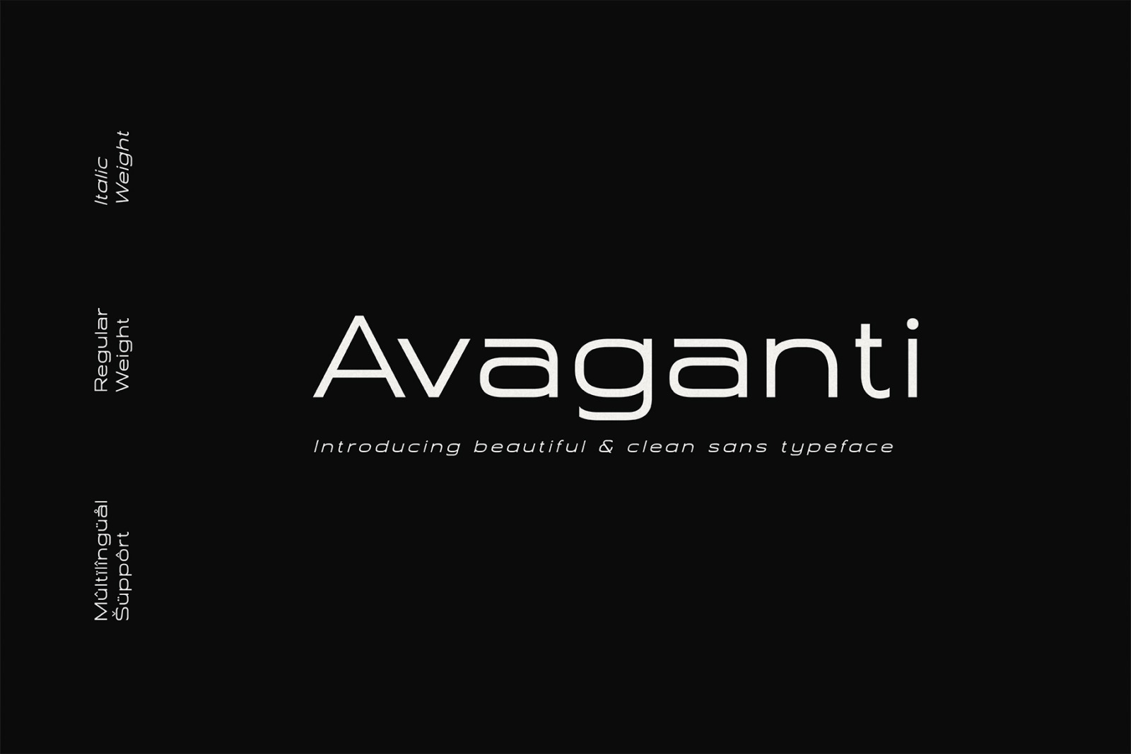 Avaganti - Clean Sans Typeface