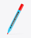Opened Glossy Permanent Marker Mockup