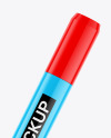 Opened Glossy Permanent Marker Mockup