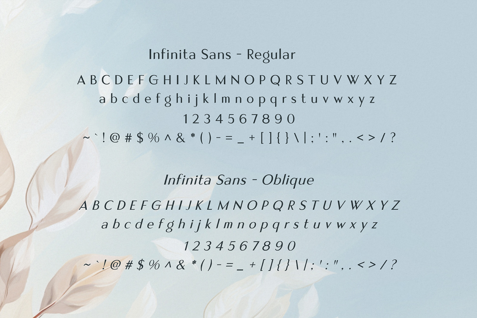Infinita Sans - Elegant Typeface Infinita Sans - Elegant Typeface
