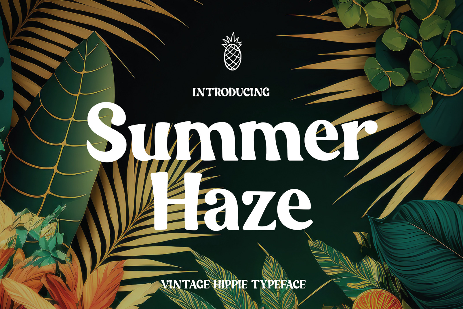 Summer Haze - Hippie Typeface