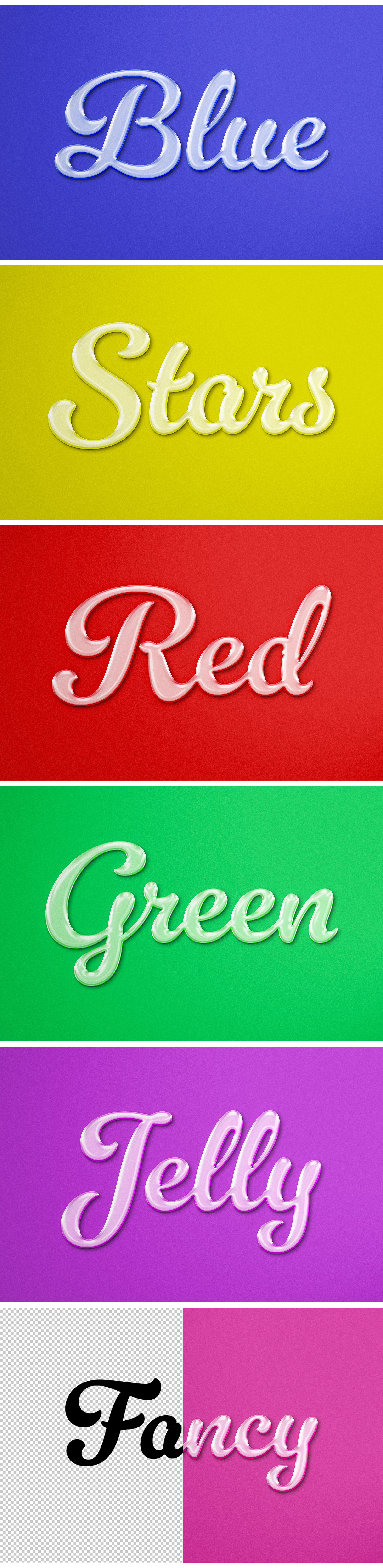 Colorful Text Effects Colorful Text Effects