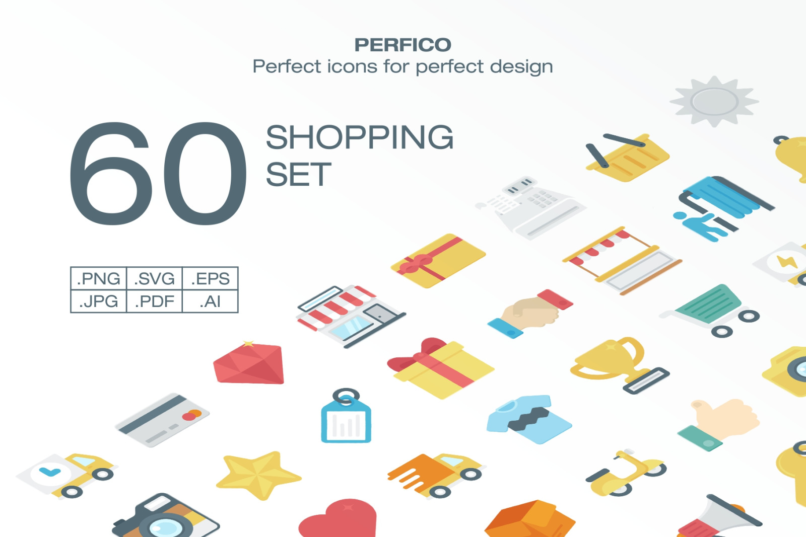 Perfico: Shopping icon set