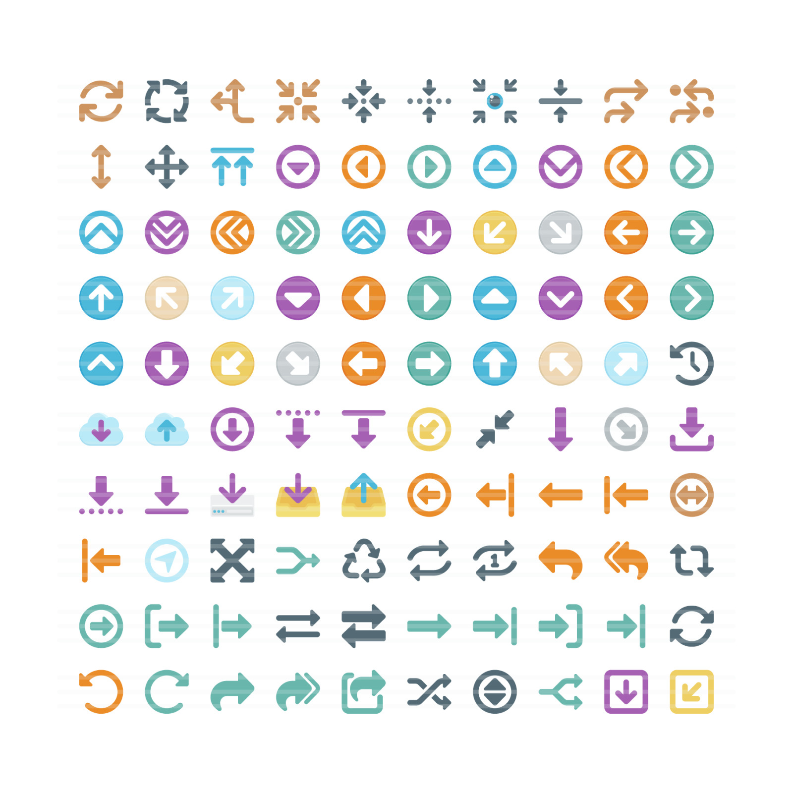 Perfico: Arrows icon set Perfico: Arrows icon set