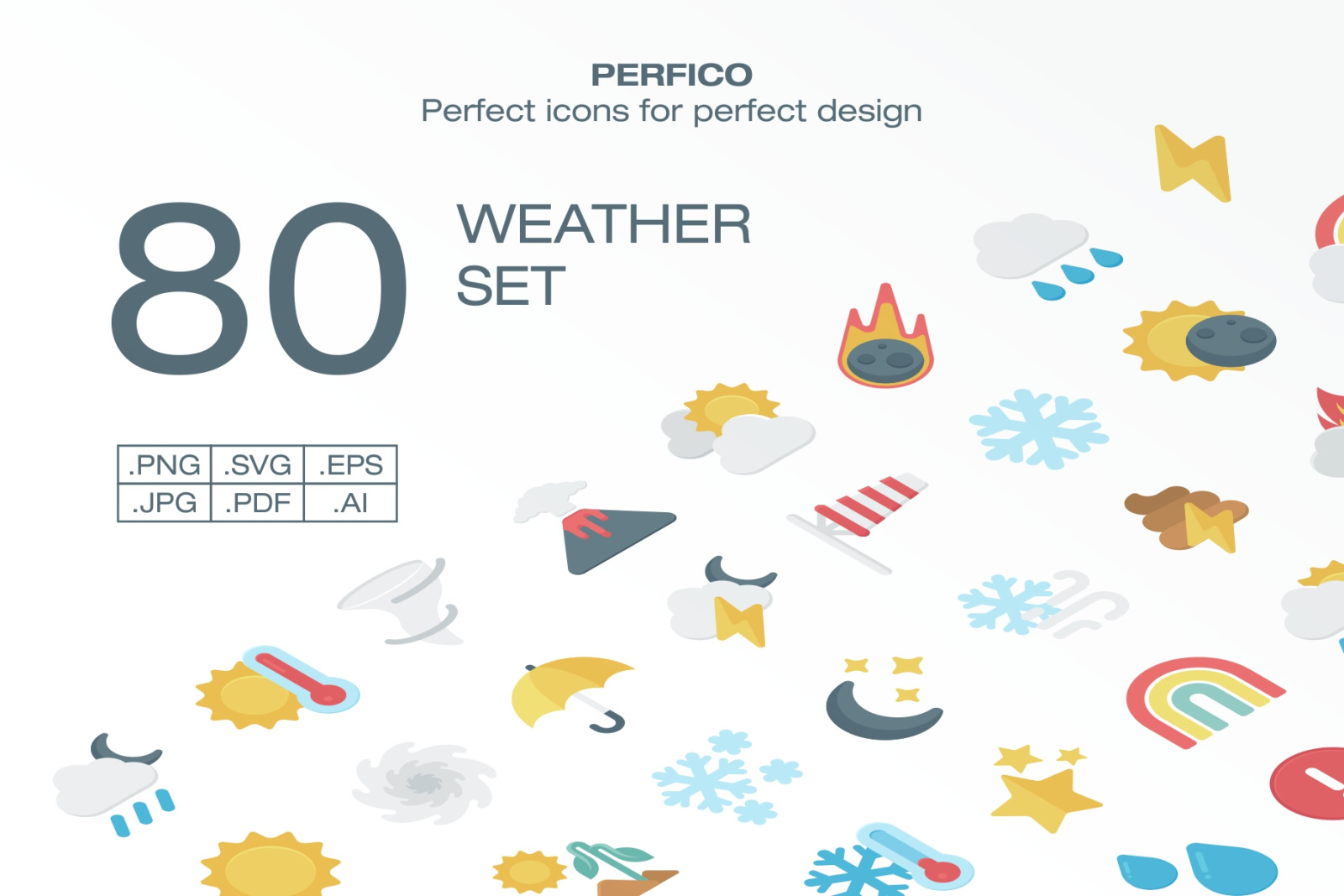 Perfico: Weather icon set