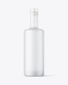 Frosted Glass Vodka Bottle Mockup Frosted Glass Vodka Bottle Mockup
