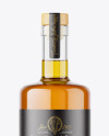 Clear Glass Whiskey Bottle Mockup