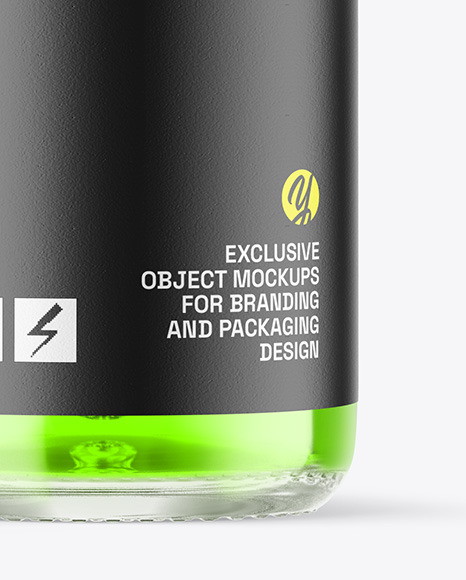 Clear Glass Dropper Bottle Mockup