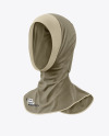 Women's Sport Hijab Mockup - Front Half Side View