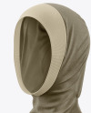 Women's Sport Hijab Mockup - Front Half Side View