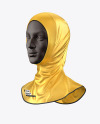 Women's Sport Hijab Mockup - Front Half Side View