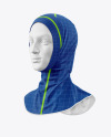 Women's Sport Hijab Mockup - Front Half Side View