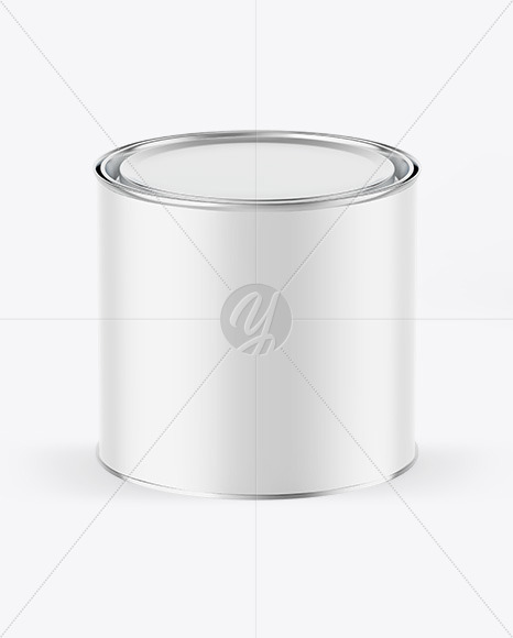 Matte Tin Can Mockup