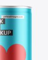 Matte Metallic Drink Can Mockup