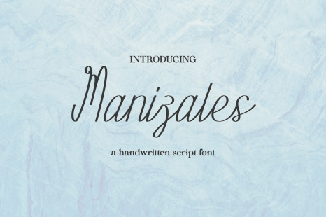 Manizales Font - Handwritten