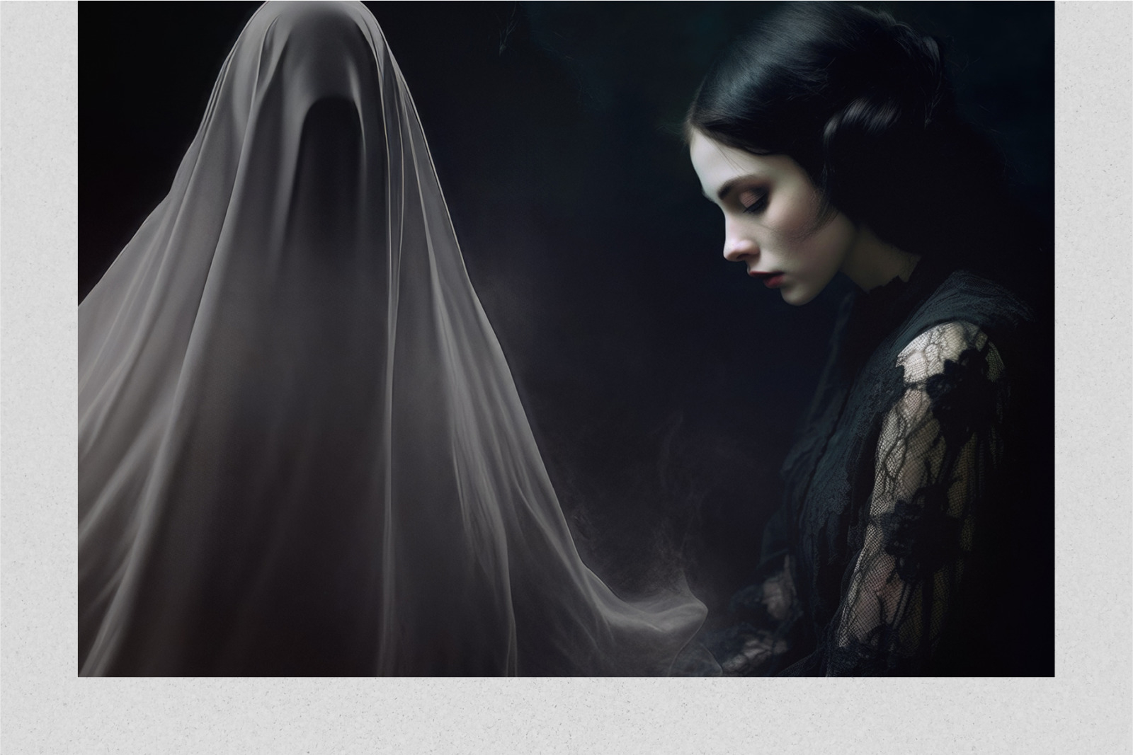 35 Creepy Halloween Ghosts Effect Photo Overlays