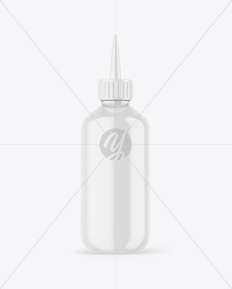Glossy Applicator Bottle Mockup