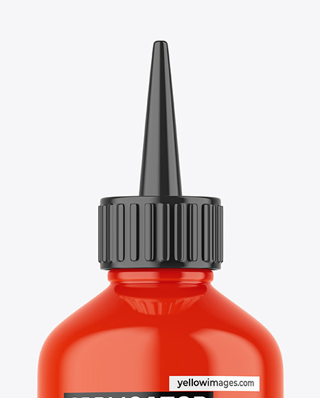 Glossy Applicator Bottle Mockup