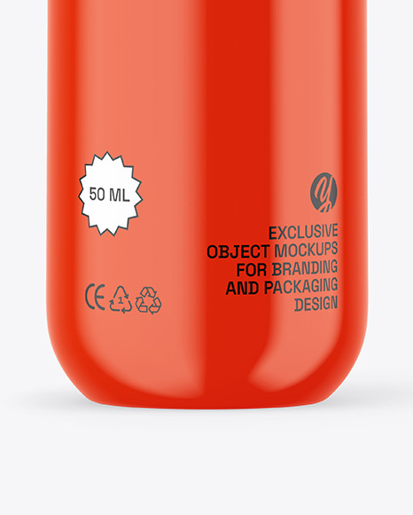 Glossy Applicator Bottle Mockup