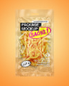 Package with Dried Squid Mockup