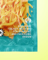 Kraft Package with Dried Squid Mockup