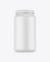 Matte Plastic Jar Mockup