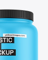 Matte Plastic Jar Mockup
