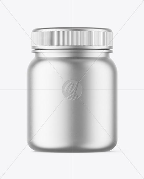 Metallic Jar Mockup