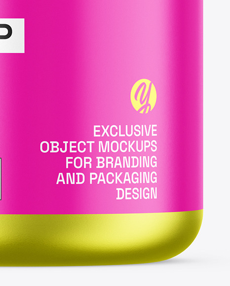 Metallic Jar Mockup Metallic Jar Mockup