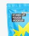 Matte Stand Up Pouch Mockup