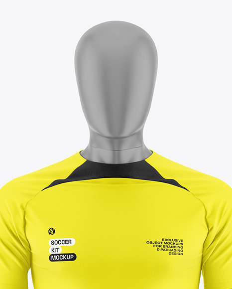 Soccer Kit w/ Mannequin Mockup - Front View