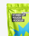 Metallized Stand Up Pouch Mockup