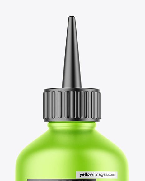 Metallic Applicator Bottle Mockup