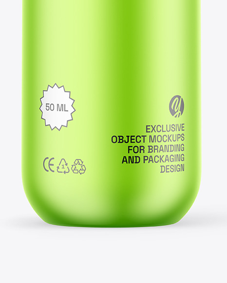 Metallic Applicator Bottle Mockup