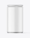 Aluminium Drink Can With Matte Finish Mockup